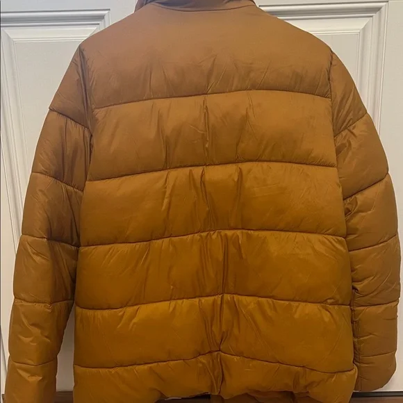 Old Navy Mustard Puffer Jacket - Picture 4 of 4